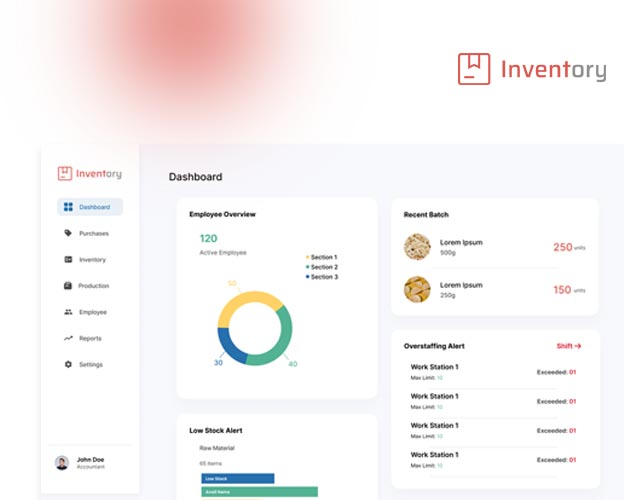 Inventory - UI / UX Design UI Design Screenshot 1