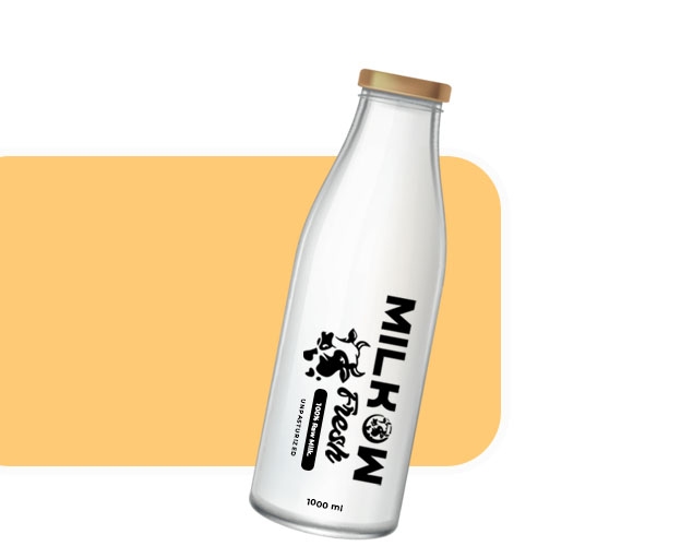 Milkow - Branding & Packaging UI Design Screenshot 1