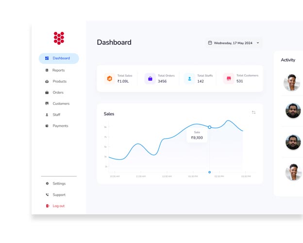 Custom ERP - UI/UX Design UI Design Screenshot 2