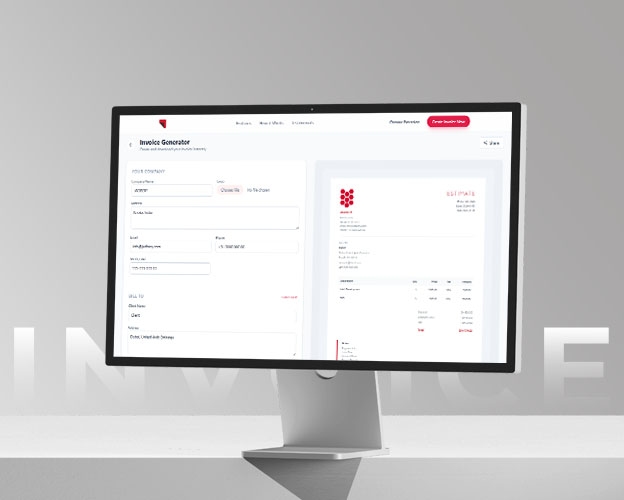 Invoice - UI / UX Design & Development UI Design Screenshot 1