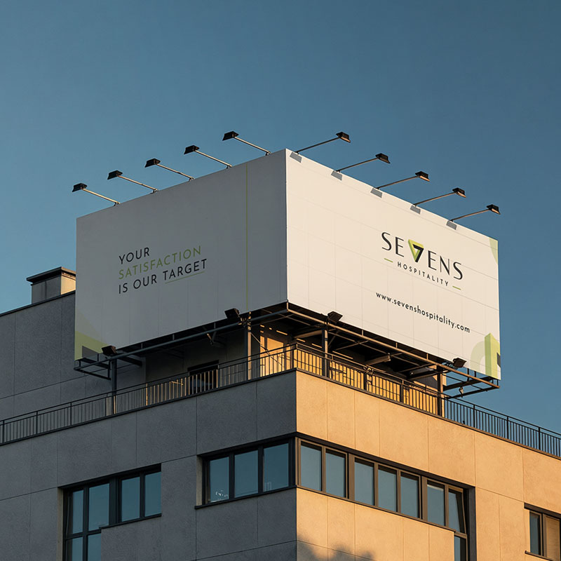 Sevens Hospitality - Brand Identity UI Design Screenshot 1