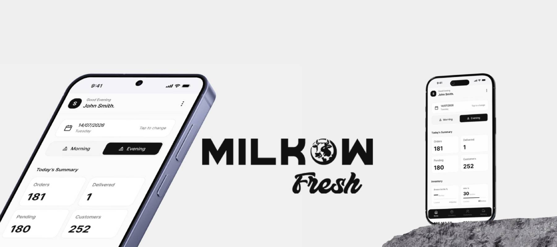 Milkow Delivery CRM Hero